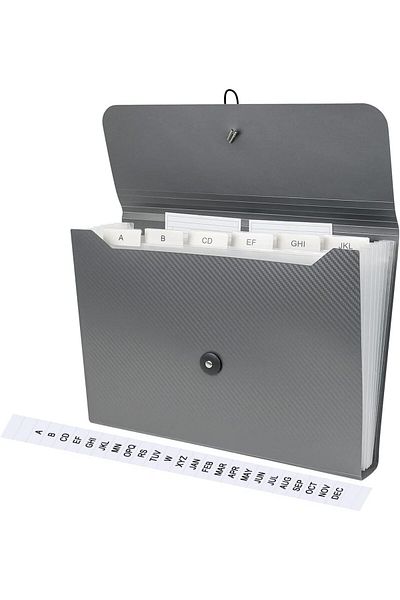 erorex Expanding File Organizer Folder 13 Pocket File Folder With Tabs And Elastic Closure A4 Document