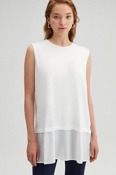RECEP AYDIN Sleeveless Pleated Underwear