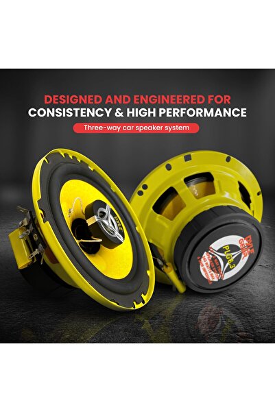 erorex Plg6.3 280W 6.5 Inch 3 Way Full Range Car Speakers