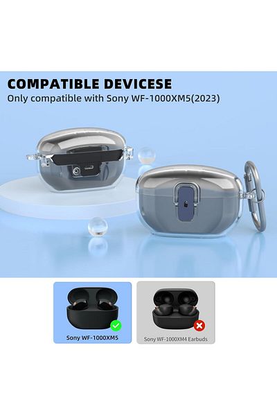 erorex Protective Case Compatible With Oneplus Buds 3 Earbuds Full Body Protection Cover With Anti Lost