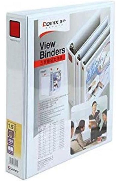 erorex A234 A4 2 Inch 2D Ring Binder 50 Mm Capacity White