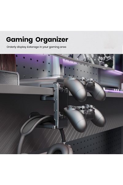erorex 3 In 1 Magnetic Charging Stand For Playstation Portal & Ps5 Pulse Elite Headset Kova Case Friendly