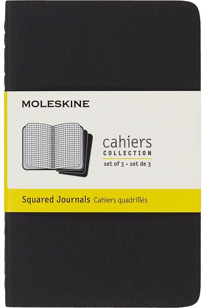 erorex Squared Cahier Black Cover 3 Set