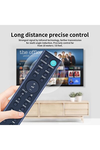 erorex Rc901V Fmr1 Replaced Ir No Voice Remote Control Fit For Tcl Android Smart Tv