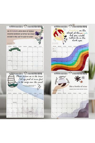 erorex 2025 Roaring Twenties Calendar Wall Calendar 2025 Lyric Calendar Ts Roaring Twenties Taylor
