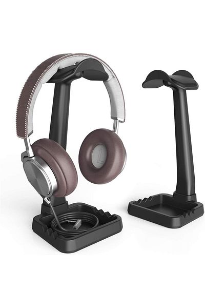erorex Headphone Stand，Gaming Controller Holder，Desk Gaming Headset Holder With 10 Light Mode 1 Usb