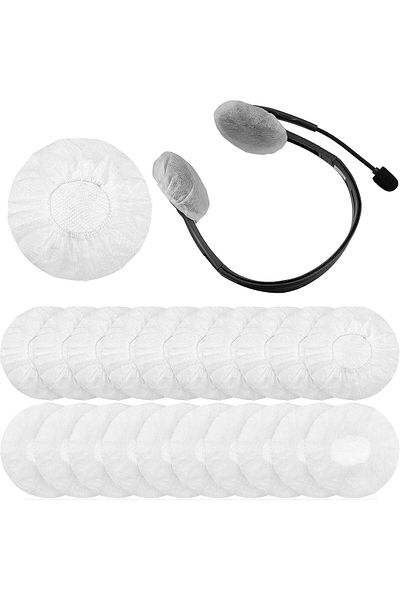 erorex Disposable Headphone Covers Nonwoven Earphone Covers Stretchable Headphone Covers Dust Proof