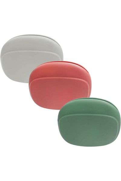 erorex حافظة لجهاز Airpods غطاء سيليكون واقي لجهاز Airpod 2&1 حافظة شحن لاسلكي عبوة من قطعتين