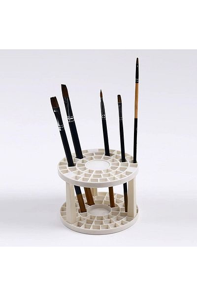 erorex 49 Holes Paint Brush Holder Stand Artist Paint And Makeup Brushes Holder For Pens Pencils Or Small
