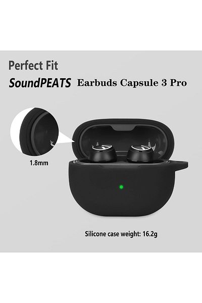 erorex Compatible With Soundcore Life A3I Case Soft Silicone Cover Anti Lost Shockproof Protective Case