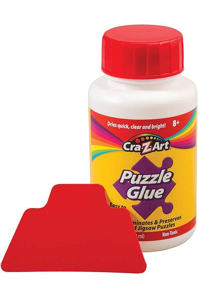 erorex Jigsaw Puzzle Glue With Applicator Saves Laminates And Preserves Finished Jigsaw Puzzles Easy To