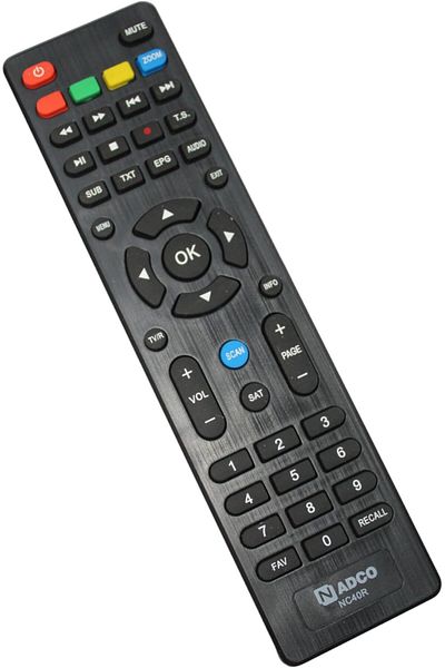 erorex جهاز تحكم عن بعد لتلفزيون تليزون Tz661 أسود