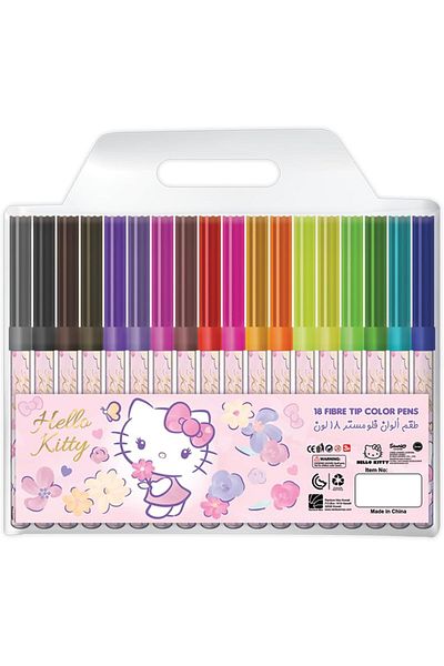 erorex 145497 Fiber Tip Color Markers 18 Piece Set
