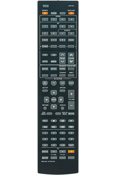 erorex جهاز تحكم عن بعد بديل Wz34080 مناسب لنظام مكبر الصوت Yamaha ونظام مكبر الصوت والفيديو Pdx 11 Pdx