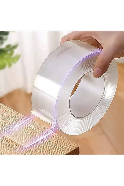 erorex Double Tape Clear 3 Mtere Length 2Mm Width And 3Cm Thickness High Quality