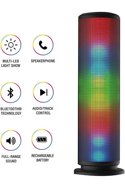 erorex Mini Radio Hi Fi Speaker With Bluetooth And Disco Light 2 Years Usb Radio Hi Fi Speaker With