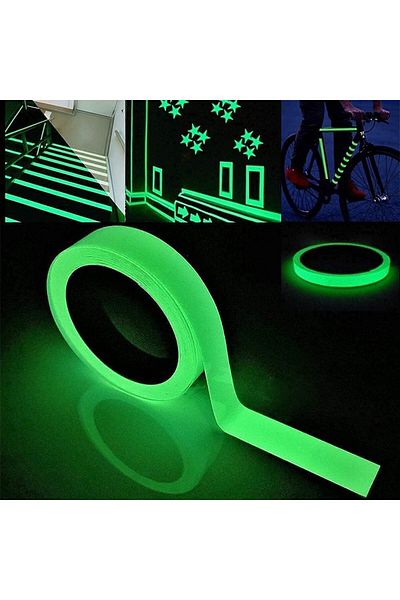 erorex 2Pack Glow In The Dark Tape Green And Blue Glow Tape Diy Home Luminous Wall Sticker Tape Sticker