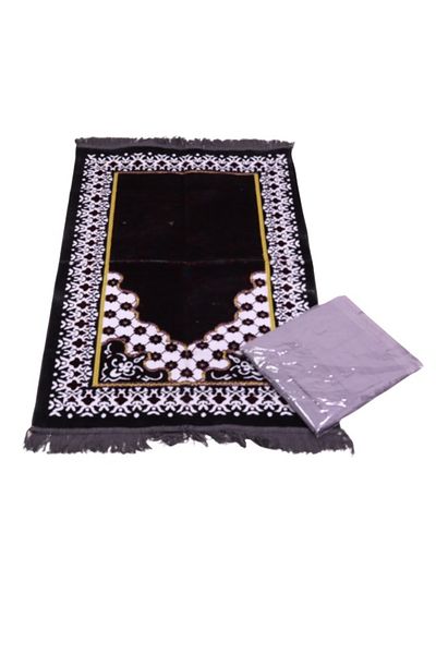 smart home Turkish Quilted Prayer Rug With Jalal In Embossed Quilted Islamic Graphic Design/Prayer Sheet