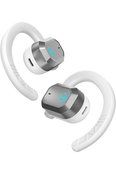 erorex سماعات أذن لاسلكية W220T بتقنية Bluetooth 5.3 مع ميكروفون مزدوج وخاصية التحكم باللمس ومنفذ USB C وتقنية IP54 باللون الأسود