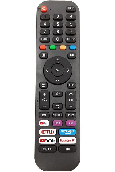 erorex Compatible Remote Control For Impex Smart Tv With Youtube Netflix And Prime Video Buttons Please