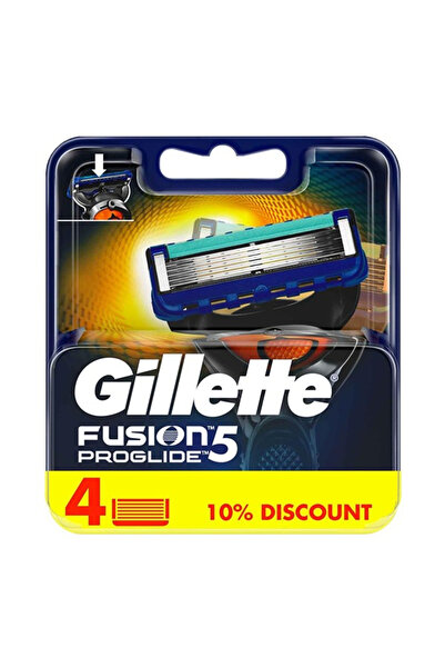 Gillette عبوة إعادة تعبئة شفرات الحلاقة فيوجن بروغلايد - 4 قطع