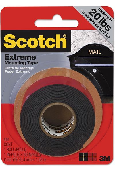 erorex Extremely Strong Double Sided Mounting Tape Red And Gray 1 X 60Inch
