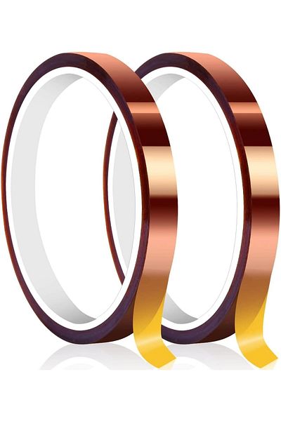 erorex 2Rolls Heat Transfer Tape Heat Tape For Heat Press Heat Resistant High Temperature Tape For