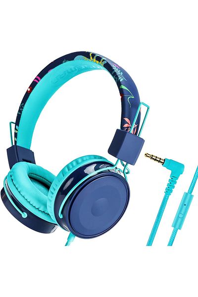 erorex Wired Gaming Headset Headphones With Microphone For P4 Blue