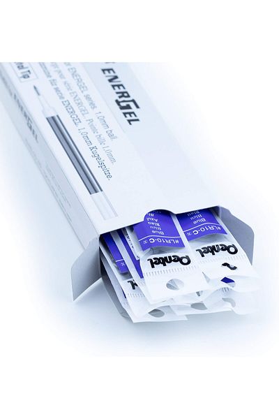 erorex Refill Ink For Energel Liquid Gel Pen 1.0Mm Bold Line Metal Tip Blue Ink Box Of 12 Lr10 C