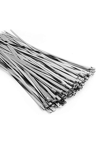 Generic Strong And Durable 304 Stainless Steel Metal Cable Zip Ties Multi Pur...