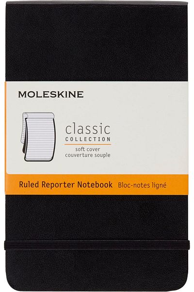 erorex Classic Ruled Paper Notebook Soft Cover And Elastic Closurejournal Black Pocket 9 X 14 A6 192 Pages