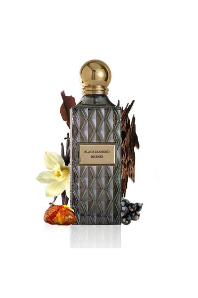 IBRAHEEM AL.QURASHI Black Diamond Incense Ibrahim Al Qurashi Perfume 200ml