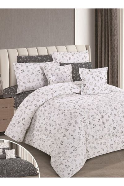 smart home Double-Sided Comforter Set 8-Piece Bedspread 8-Piece Comforter 100% Cotton Comforter Size 250x230 cm