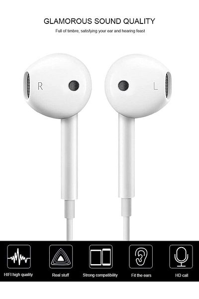 erorex Usb C Wired Stereo Earphone With Wide Compatibility Multicolorn10