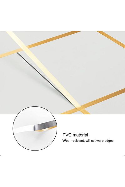 erorex Metalized Tape Floor Tiles Peel And Stick Graphic Art Tape Self Adhesive Wall Molding Trim With