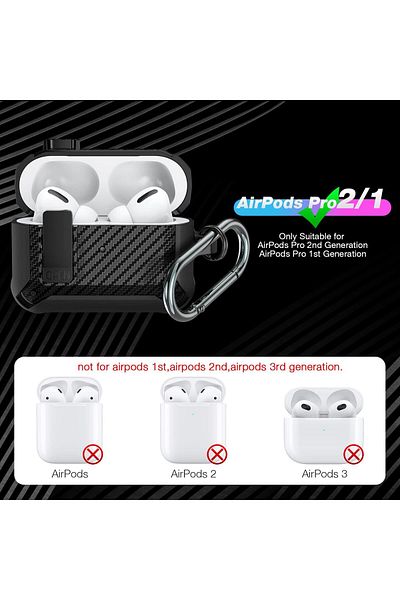 erorex Airpods Pro 2 2Nd Case Cover For Women Men Unique Musician Headset Secure Lock Design Protective