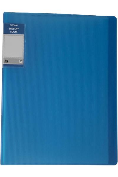 erorex Display 30 Pocket Book Translucent Blue