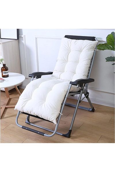 erorex Patio Chaise Lounger Cushion Thicken Soft Recliner Rocking Chair Sofa Seat Cushions Non Slip