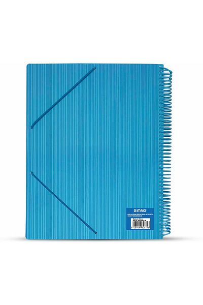 erorex Spiral Display Book 60 Pocket Turquoise Clear Pockets Book File Folder Document Presentation