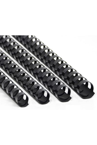 erorex Binding Combs 21 Ring 90 145 Sheet 12 Mm 14 Mm 16 Mm 18 Mm Multi Size A4 Black Pack Of 80