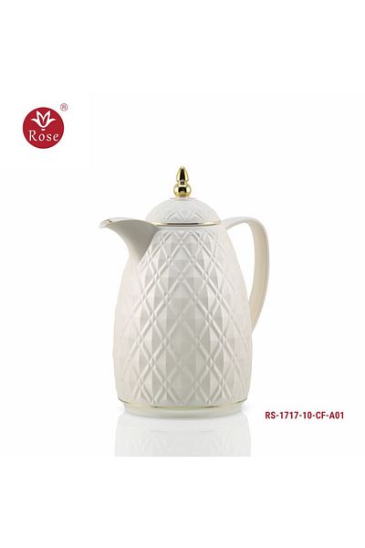 Rose Thermos Rose 1717 Liter White Coffee (1000) ml