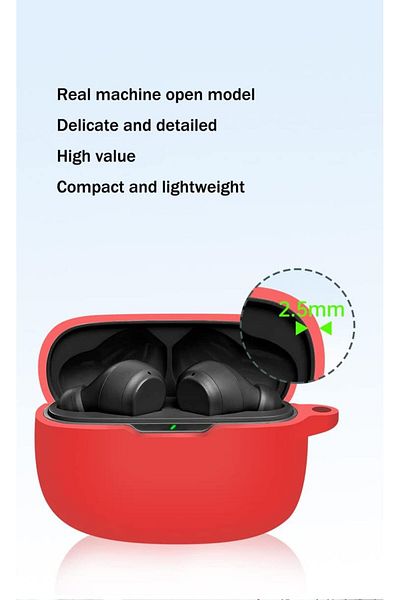 erorex Case Compatible With Huawei Freebuds 5 Protective Cover For Headphones Clear Soft Case With Hook