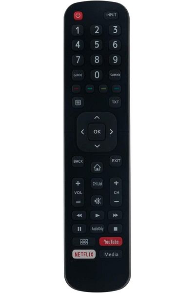 erorex Star Tech Tv Remote Replacement Remote Control Compatible For Star Tech Lcd Led Tvs Black