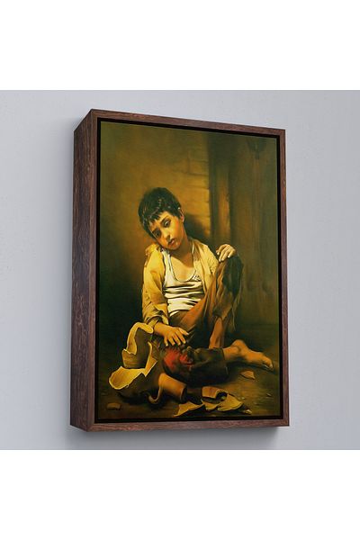 Harita Sepeti Pictor iranian Morteza Kartouzian cu cadru alb Pictură de perete pentru copii ciudati