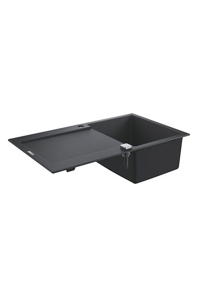 Grohe Chiuveta compozit Grohe K500 31644AP0, 86x50 cm, reversibil, montare pe blat, Negru
