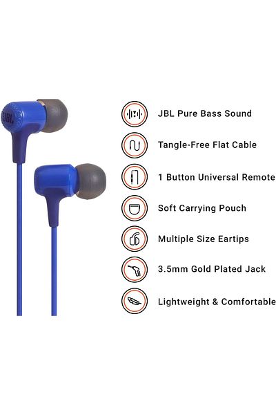 erorex E15 In Ear Headphone Blue