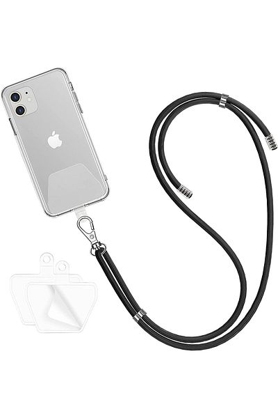 erorex Universal Phone Lanyard With Durable Patch Adjustable Nylon Neck Strap Crossbody Nylon Patch Phone