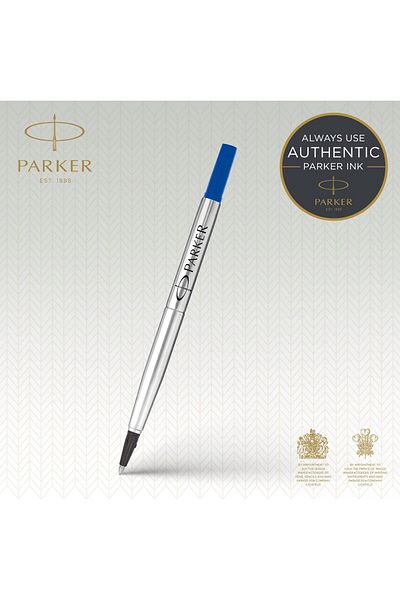 erorex Rollerball Refill Medium Nib Blue Pack Of 2