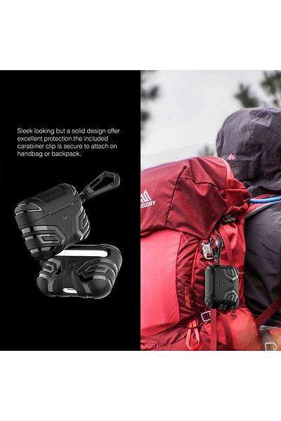erorex Airpods Pro 2Nd Generation Headphone Case Automatic Pop Up Case Full Body Shockproof Hard