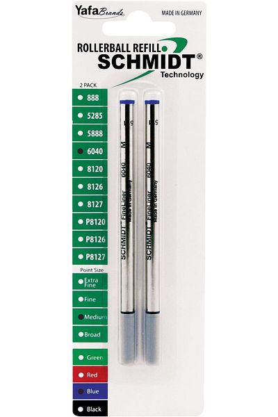 erorex 6040 Fineliner With Spring Loaded Refill 1.0Mm Point Blue 2 Pack Blister Sc58118